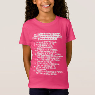 Regles pour un rv avec ma fille T-Shirt