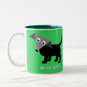 Rego Berto Breath Deeply Two-Tone Coffee Mug