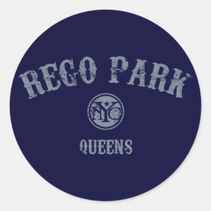 Rego Park Classic Round Sticker