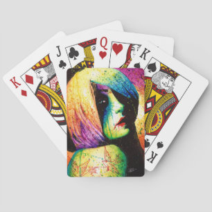 Regrets - Pop Art Portrait Playing Cards