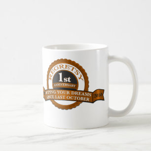 Regretsy 1 Year Anniversary Coffee Mug