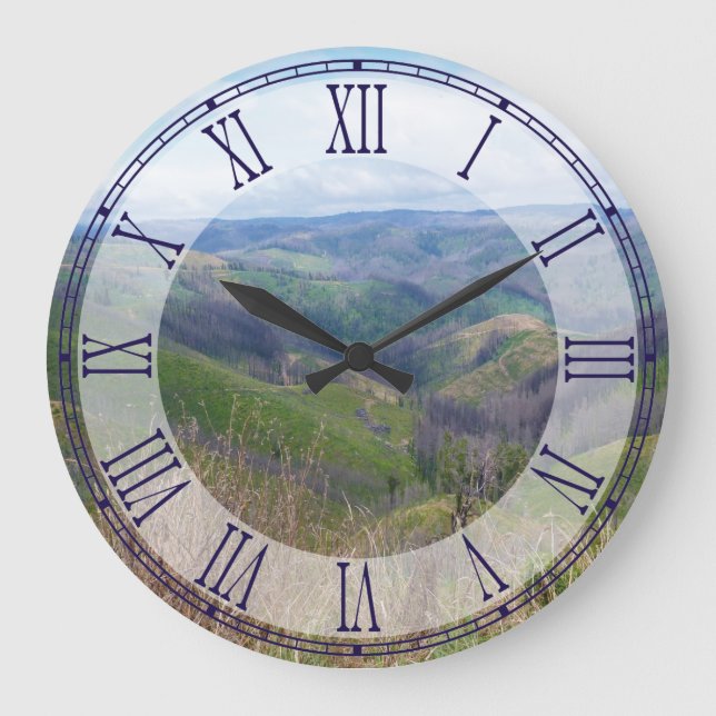 Regrowth Victoria Australia roman numeral clock (Front)