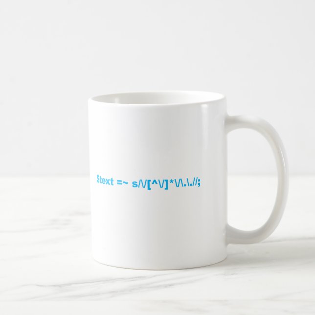 regular expression coffee mug (Right)