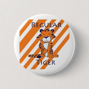 Regular Tiger 6 Cm Round Badge