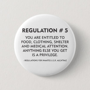 Regulation # 5 6 cm round badge