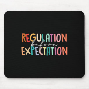 Regulation Before Expectation Autism Special Educa Mouse Mat