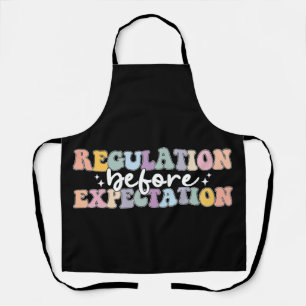 Regulation Before Expectation Groovy Apron