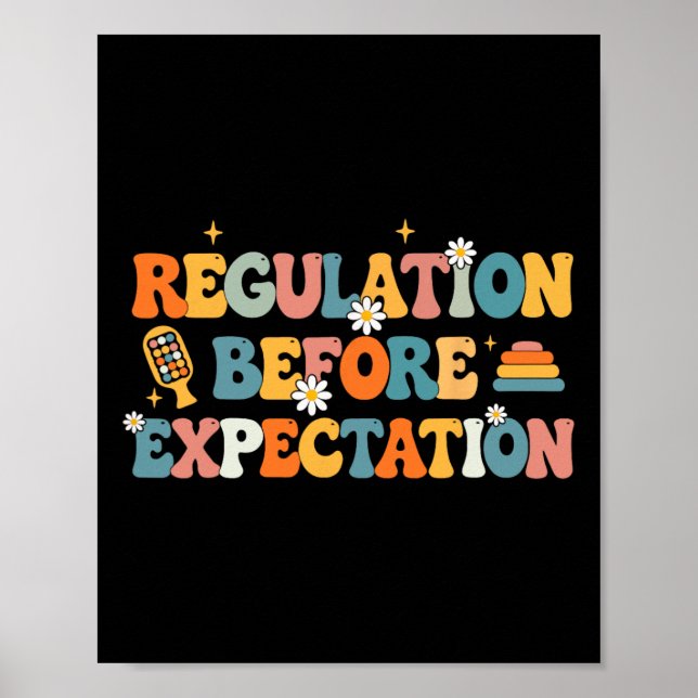 Regulation Before Expectation Occupational Therapy Poster (Front)