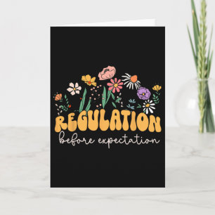 Regulation Before Expectation Wildflowers Special Card