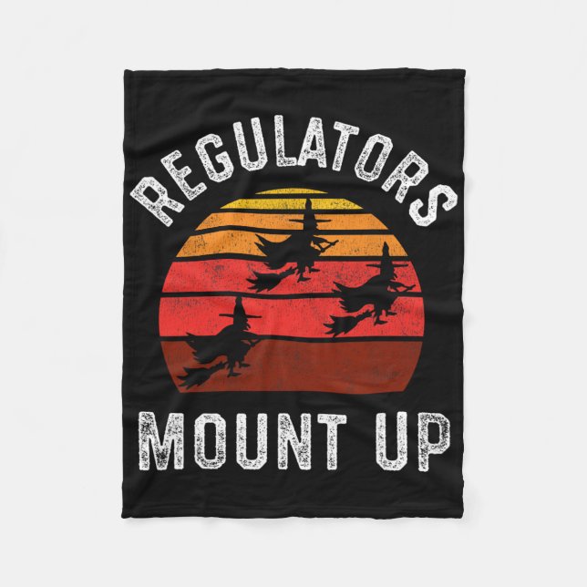 Regulators Mount Up  Fleece Blanket (Front)