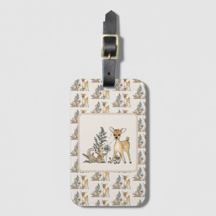 Reh und Eichhörnchen Gepäckanhänger Luggage Tag
