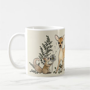 Reh und Eichhörnchen  Kaffeetasse Coffee Mug