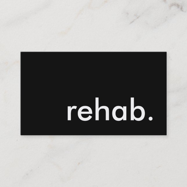 rehab. business card (Front)
