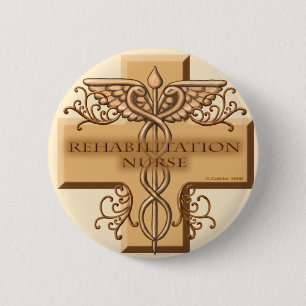 Rehab Nurse Caduceus Pin