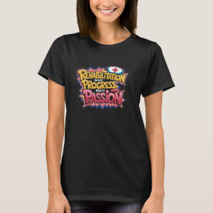 Rehab Nurse Quote for RN Rehabilitation Nursing De T-Shirt