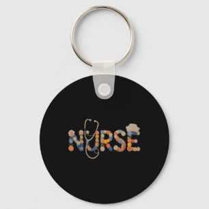 Rehab Nurse Squad Life Rn Cottagecore Np Mental He Key Ring