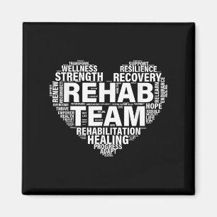 Rehab Team Physical Therapy Rehabilitation Awarene Magnet