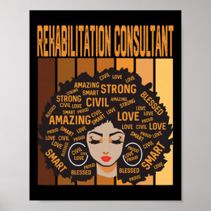 Rehabilitation Consultant Black History Month Prid Poster