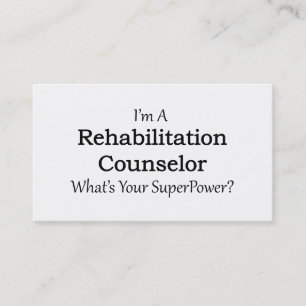 Rehabilitation Counsellor Business Card