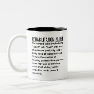 Rehabilitation Nurse Two-Tone Coffee Mug
