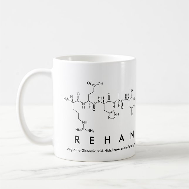 Rehan peptide name mug (Left)