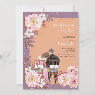 Rehearsal Dinner Couple Invitation