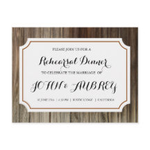Rehearsal Dinner for Rustic Country Wedding