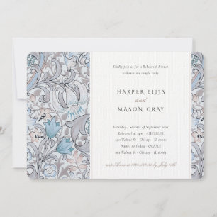 Rehearsal Dinner Golden Lily Elegant Morris Invitation