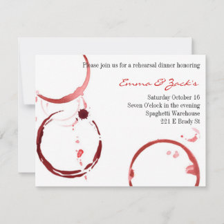 rehearsal dinner invitation