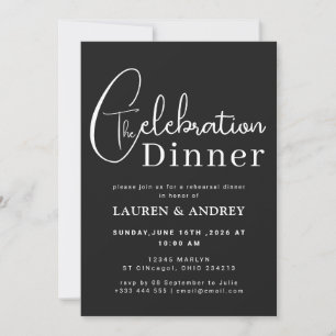 Rehearsal Dinner Invitation