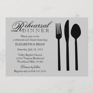 Rehearsal Dinner Invitation