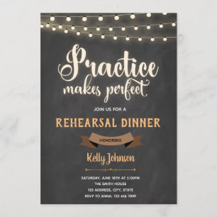 Rehearsal dinner invitation