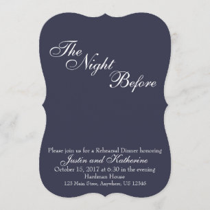 Rehearsal Dinner Invitation