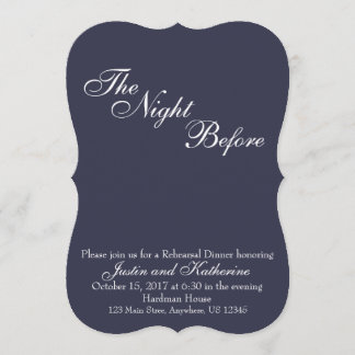 Rehearsal Dinner Invitation