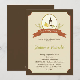 Rehearsal Dinner Invitation