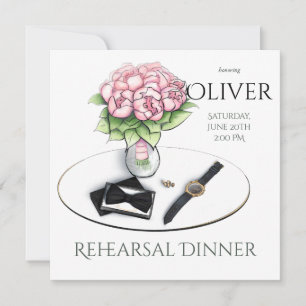Rehearsal Dinner Invitation - Groom's Accessories