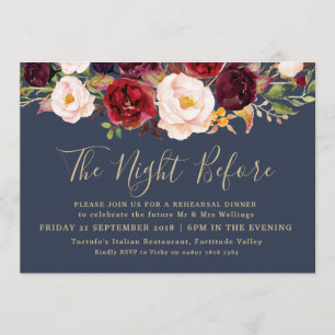 Rehearsal Dinner Invitation - The Lucy Suite