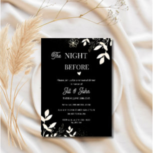 Rehearsal Dinner Invitation The Night Before 