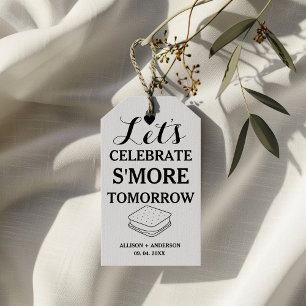 Rehearsal Dinner Let's celebrate S'more Love  Gift Tags