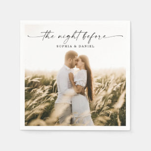 Rehearsal Dinner Napkin The Night Before