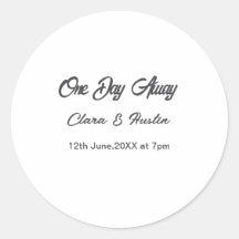 Rehearsal dinner One day away night before name da