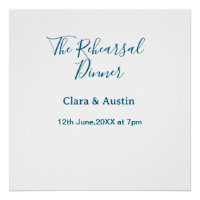 Rehearsal dinner the night before simple minimal m