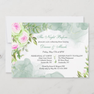 Rehearsal Dinner Watercolor Invitation