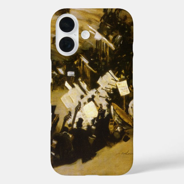 Rehearsal of the Pasdeloup Orchestra by JS Sargent Case-Mate iPhone Case (Back)