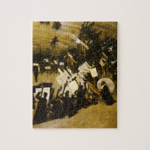 Rehearsal of the Pasdeloup Orchestra by JS Sargent Jigsaw Puzzle