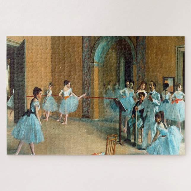 Rehearsal on the Foyer of the Opera La Rue  Jigsaw Puzzle (Horizontal)