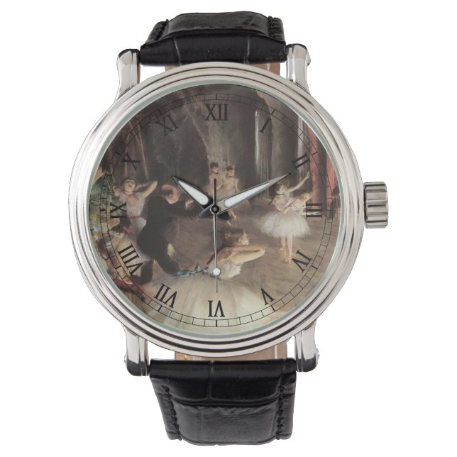 Rehearsal on the Stage by Edgar Degas Watch (Front)