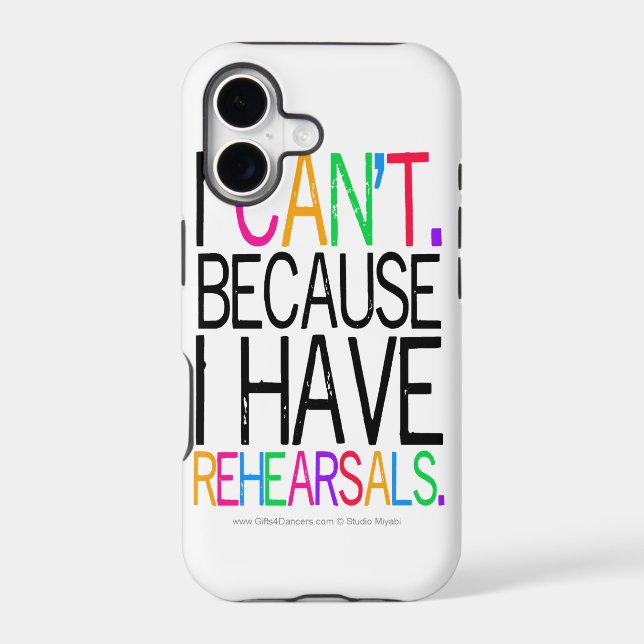 Rehearsals iPhone 5 Case (Back)