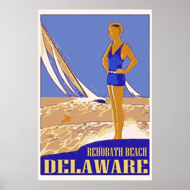 Rehobath Beach Delaware Poster (Front)