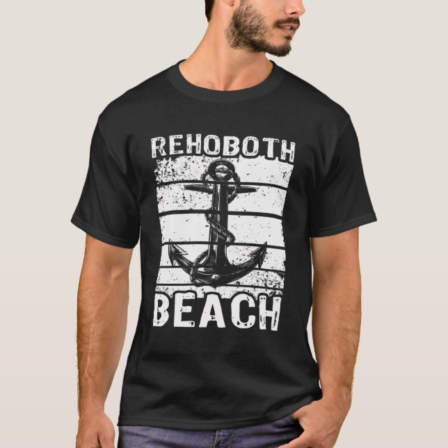 Rehoboth Beach Anchor Delaware T-Shirt (Front)